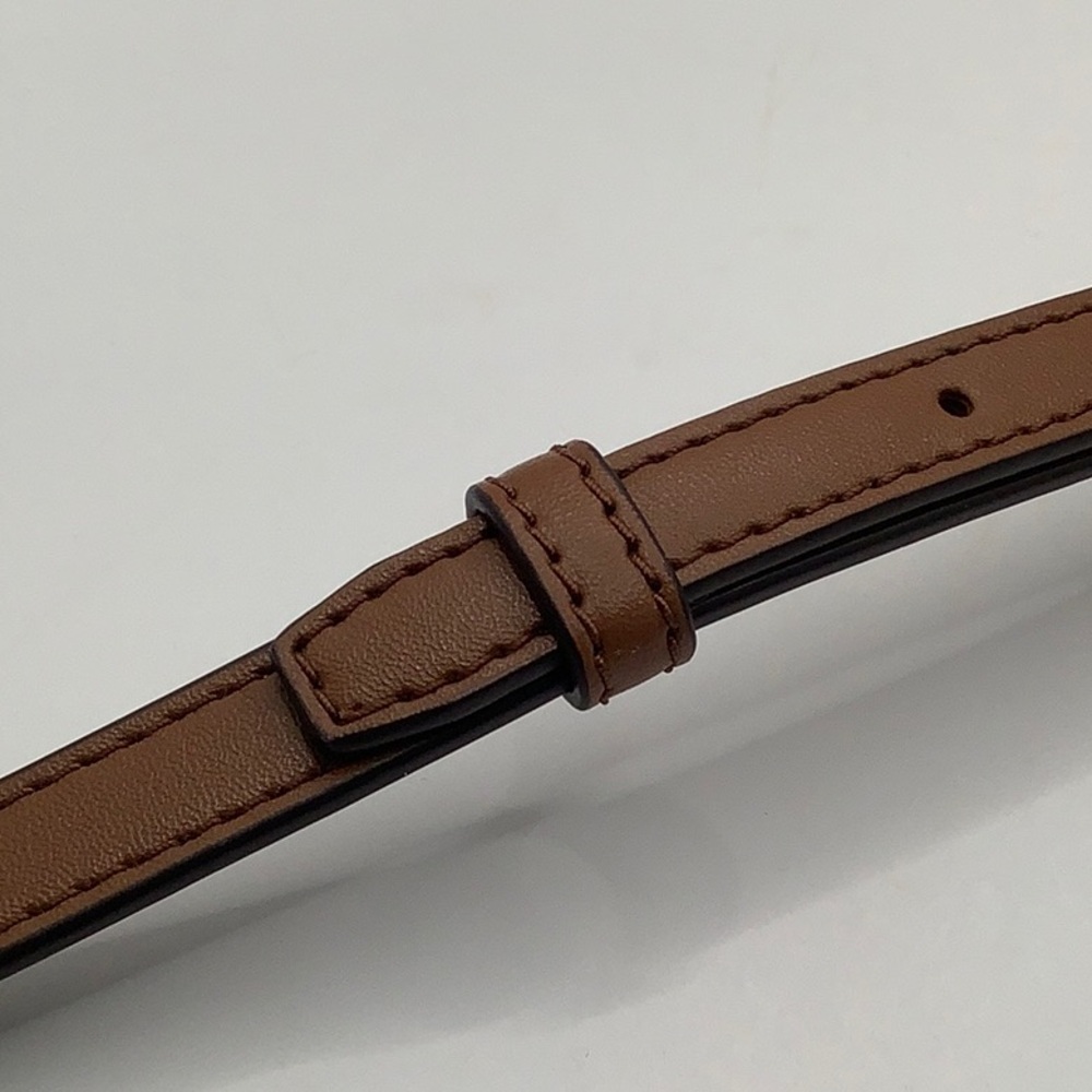 🤎NEW🤎Michael Kors Brown Smooth Leather Crossbody Replacement Strap - Picture 7 of 15